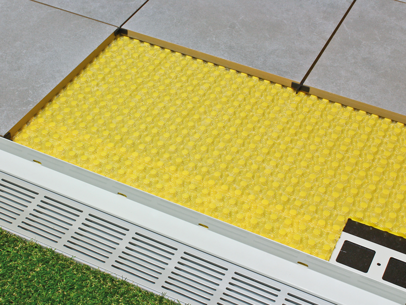 Natte de drainage DURABASE DD80 Rlx 15m²  sous-chape - Zoom2