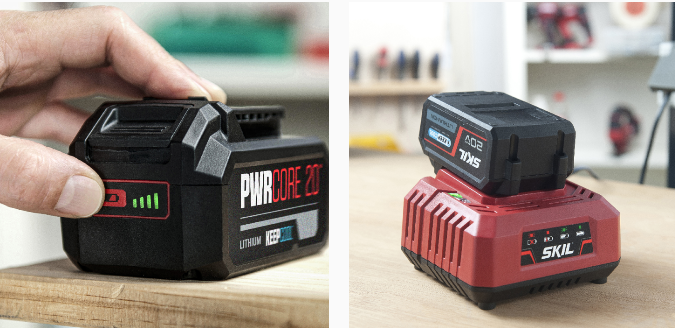 Pack 2 batteries 20V Max 4Ah + chargeur SKIL - Zoom2