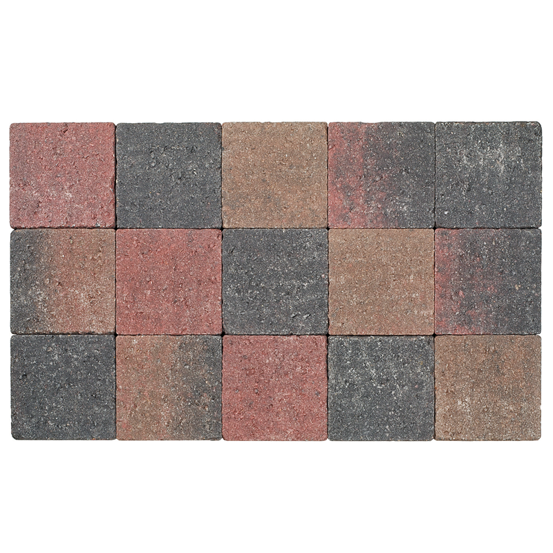 PAVES IN LINE 15x15x6cm Automne COECK tambouriné - P/520 pavés soit 11,81m² - Zoom2