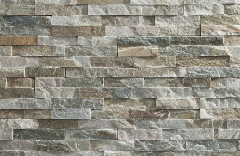 Plaquette SLIMSTONE quarzite beige bte de 0,468m²- usage int. et extérieur pose sans joint - Zoom2