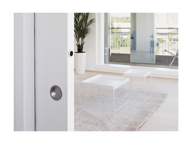 Poignée cuvette + têtière sans serrure RONDO 3 ECLISSE - Chromé - Zoom2