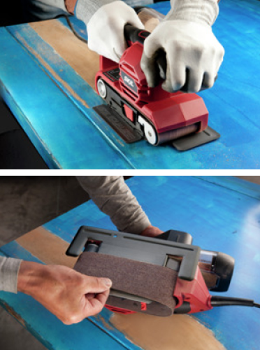 Ponceuse à bande 710W SKIL 76x457mm - SR1E7615AB - Zoom2