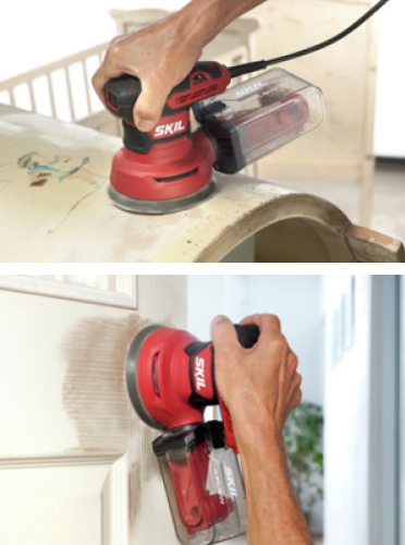 Ponceuse Excentrique 300W  Ø125mm SKIL SR1E7471AA - livrée avec 5 abrasifs - FIN DE SERIE - Zoom2