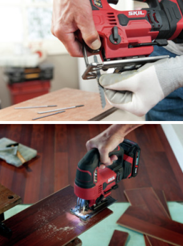 Scie Sauteuse 20V SKIL Brushless - corps nu sans batterie ni chargeur FDS - SW1E3420CA - livrée avec 5 lames - Zoom2