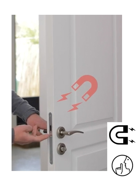 Serrure à encastrer MAGNETIC condamnation axe 40mm FDS - Zoom2