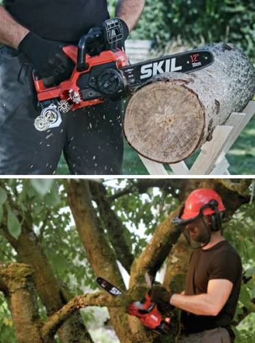 Tronçonneuse 20V SKIL chaîne de 30cm brushless - corps nu sans batterie ni chargeur - GS1E0534CA - Zoom2