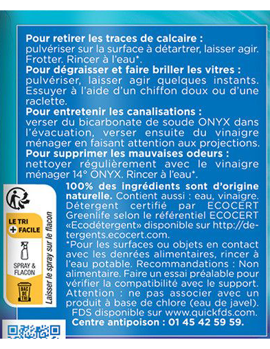 Vinaigre ménager 14° 500ml - Zoom2