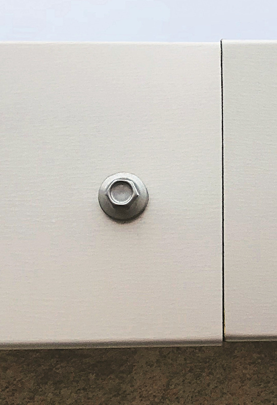 Vis couture TETALU P1 4,8x20 TK12 + rondelles, Noir RAL9005 - Zoom2