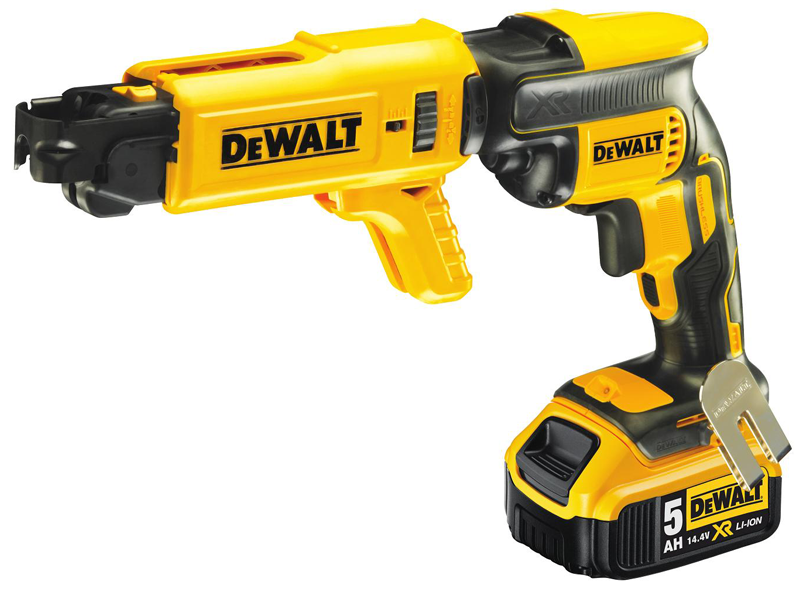 Visseuse plaque de plâtre 18V 2Ah LI-ION DEWALT sans charbon DCF620D2K-QW avec nez de vissage et 2 batteries 2Ah - Zoom2