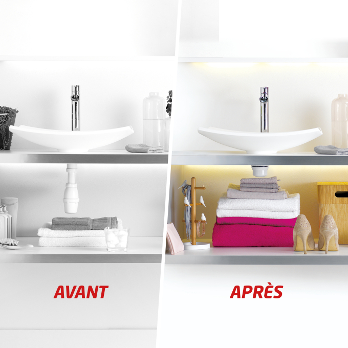 Ensemble vidage lavabo NANO 6.7 Ø32mm clapet QUICK CLAC - Zoom3