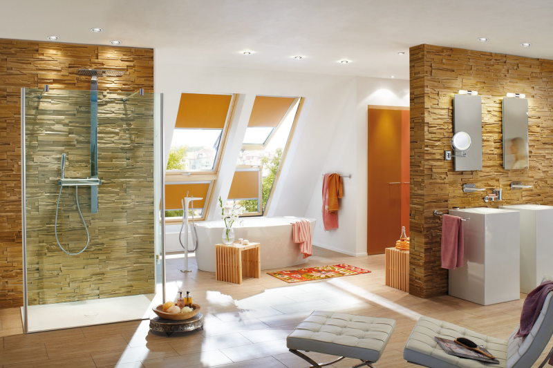 3 spots encastrés LED fixes NOVA alu acier brossé IP44 78mm GU10 3x6,5W 3x460lm 230V 2700K - Zoom3