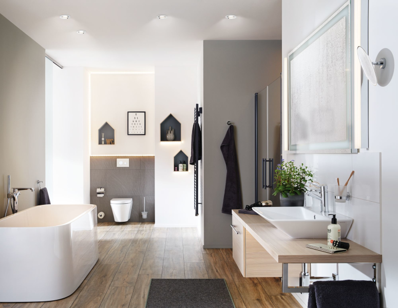 Spot encastré orient. NOVA+ alu blanc IP65 93mm GU5,3/GU10 max 35W (ampoules n - Zoom3