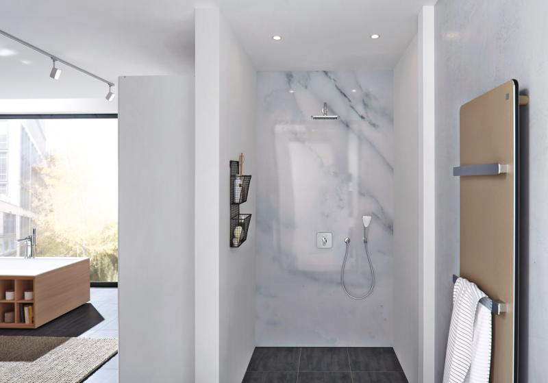 3 spots encastrés LED orientables CALLA chromé IP65 90mm 3x6W 3x530lm 230V 4000K - Zoom3