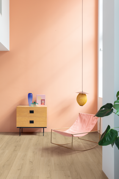 Revêtement sol vinyle BLOOM ép.5+1mm s/couche intégrée - Beige Ramageux 1494x209mm - Boîte de 1,873m2 - AVMPU40236 - Zoom3