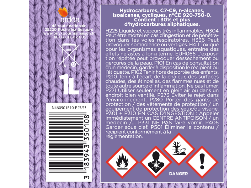 Détachant tissu à sec 1L - Zoom3