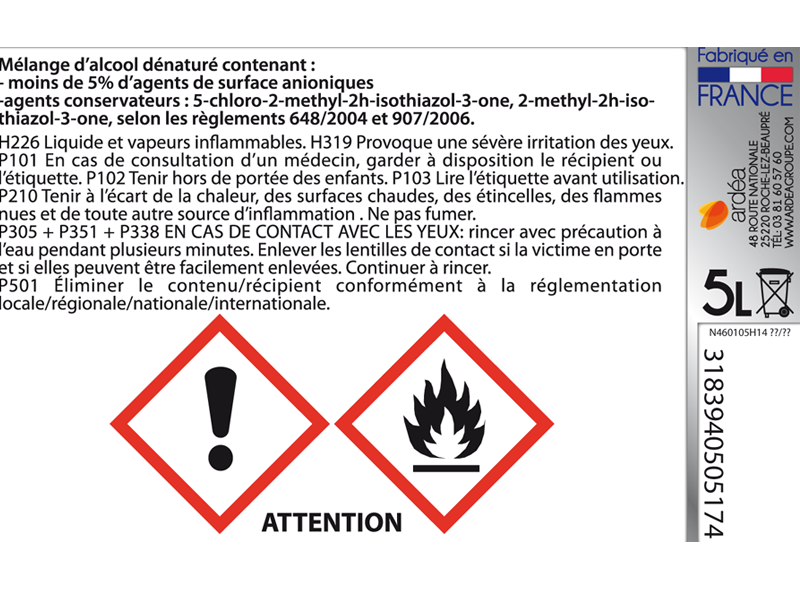 Lave glace antigel/- 20°C  5L - FIN DE SERIE - Zoom3