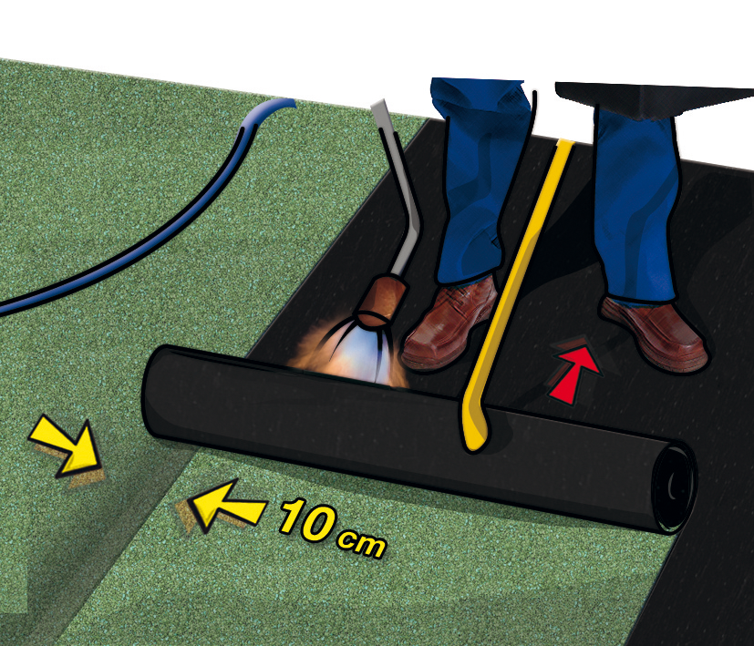 SOPRALENE FLAM 180 AR noir 6x1m - Zoom3