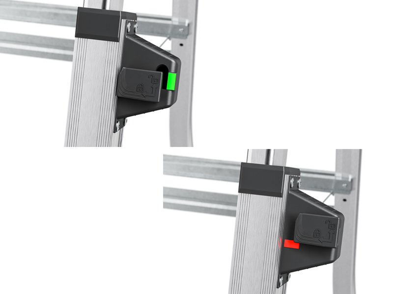 Escabeau télescopique HAILO TL100 Topline - 3 à 5 marches - Zoom3