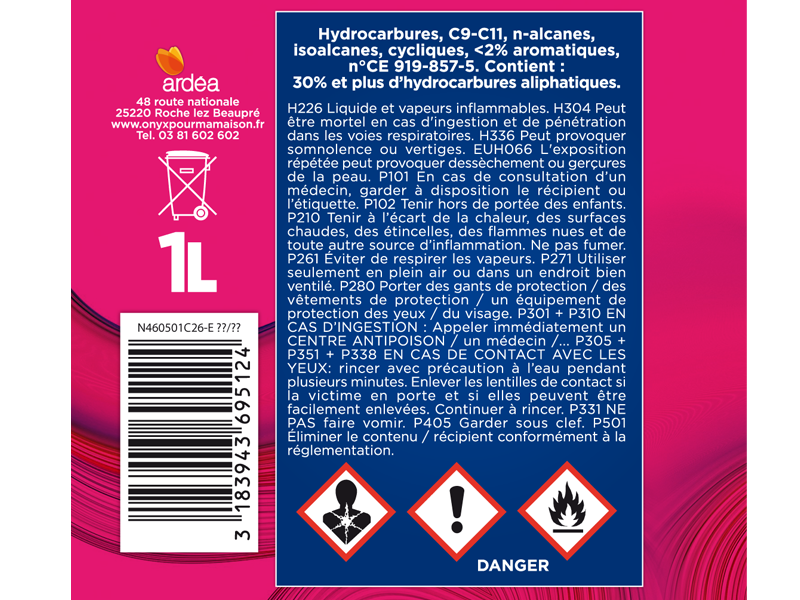 White Spirit désaromatisé 1L - Zoom3