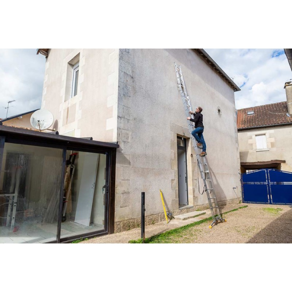 Echelle transformable HOBBYLOT 3 plans 3,14m/6,63m - 3x11 échelons - Zoom3