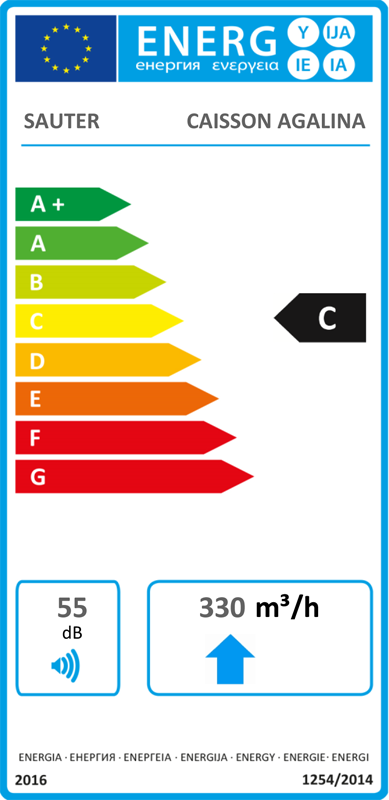 Kit VMC Agalina simple flux Autoréglable SAUTER - Zoom3
