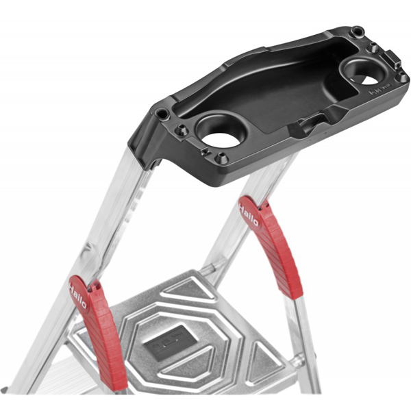 Escabeau 5 marches HAILO 4XL Marches XXL 13cm - Zoom3