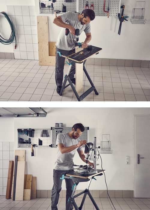 Etabli de serrage MASTER 750 ERGO charge maxi 125kg - Zoom3