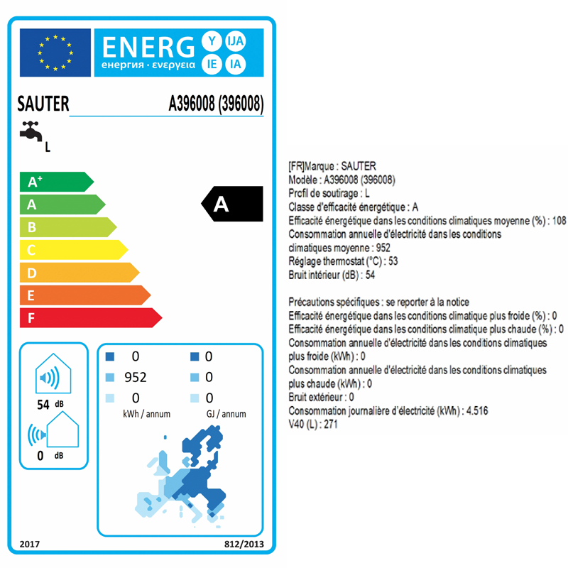 Chauffe-eau thermodynamique 200L Takhini SAUTER Article sur commande , ni repris , ni échangé - Zoom3
