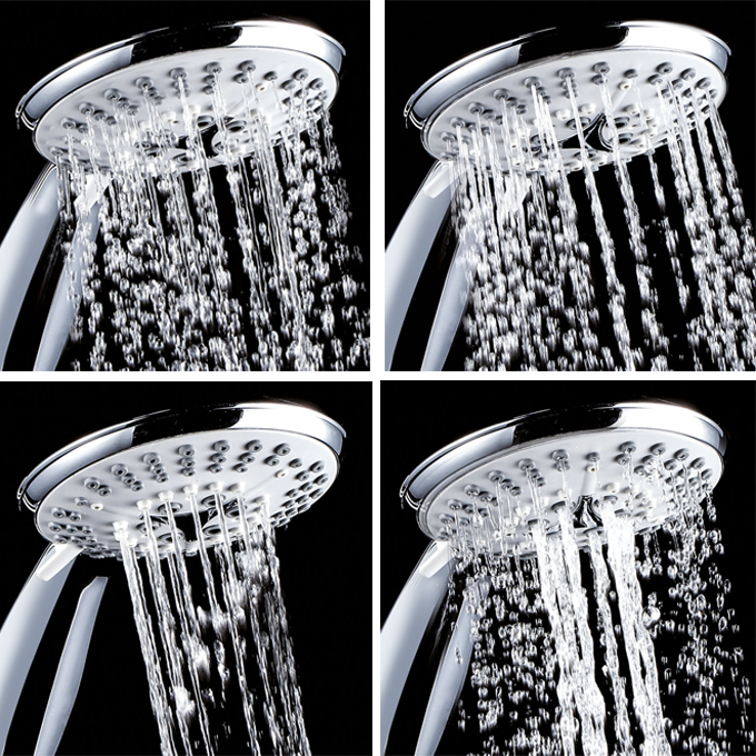 Combiné 4 jets ZEN flexible PVC - Zoom3