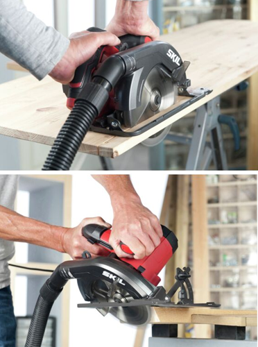 Scie Circulaire 1400W coupe 66mm SKIL Ø190mm x 16mm - SW1E5830AA - livrée avec une lame carbure 24 dents - Zoom3