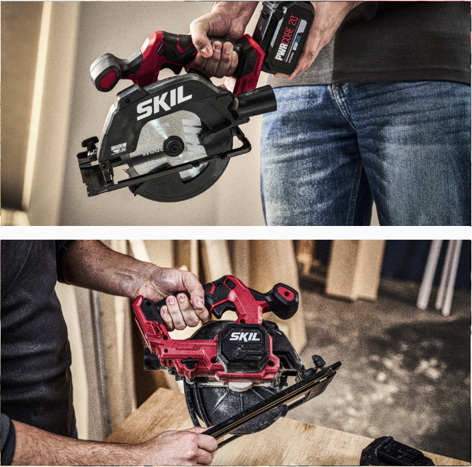Scie circulaire 20V brushless Ø165x16mm- sans batterie ni chargeur - Zoom3