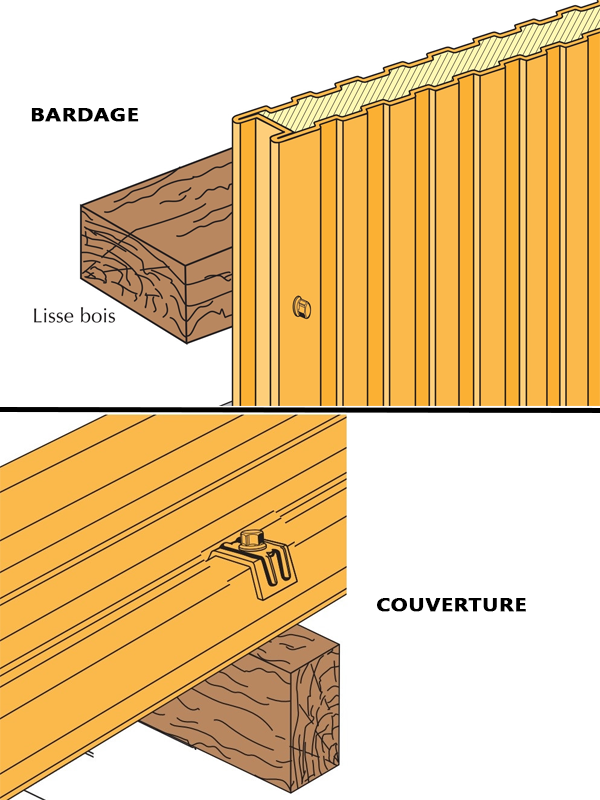 Vis bois TETALU P1 6,3x75 TK12 Anthracite RAL7016 - 100 pces - Zoom3